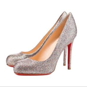 Authentic Christian Louboutin Glitter Pumps